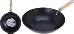 Excellent Houseware Wok Ø30cm Non Stick Zwart Houten Handvat 30 Cm - Pan - Koken - Eten - Keuken 5 Excellent Houseware Wok Ø30cm Non Stick Zwart Houten Handvat 30 Cm - Pan - Koken - Eten - Keuken -Pot Benodigdheden Winkel 1200x560 1