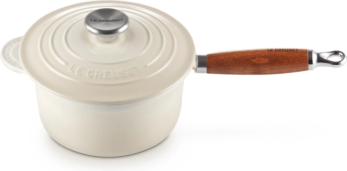 Le Creuset Steelpan - Met Deksel - Tradition - Meringue - ø 18 Cm / 1.8 Liter 6 Le Creuset Steelpan - Met Deksel - Tradition - Meringue - ø 18 Cm / 1.8 Liter - Afbeelding 6