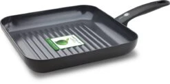 GreenPan Cambridge Grillpan 28cm - Zwart - Inductie - PFAS-vrij 28 GreenPan Cambridge Grillpan 28cm - Zwart - Inductie - PFAS-vrij -Pot Benodigdheden Winkel 1200x599 1
