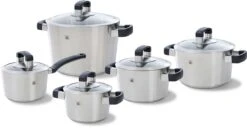 BK Conical Cool Glas Pannenset - 5-delig - Glazen Deksels - Geschikt Voor Alle Warmtebronnen -Pot Benodigdheden Winkel 1200x620 1