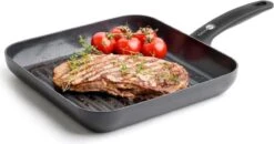GreenPan Cambridge Grillpan 28cm - Zwart - Inductie - PFAS-vrij 17 GreenPan Cambridge Grillpan 28cm - Zwart - Inductie - PFAS-vrij -Pot Benodigdheden Winkel 1200x634
