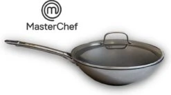 MasterChef / Jumbo - Wokpan - Met Glazen Deksel - 28 Cm - Inductie -Pot Benodigdheden Winkel 1200x671