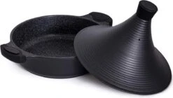Aluminium Tajine Agadir- Matt Black Geschikt Ook Voor Inductie -Pot Benodigdheden Winkel 1200x679 1