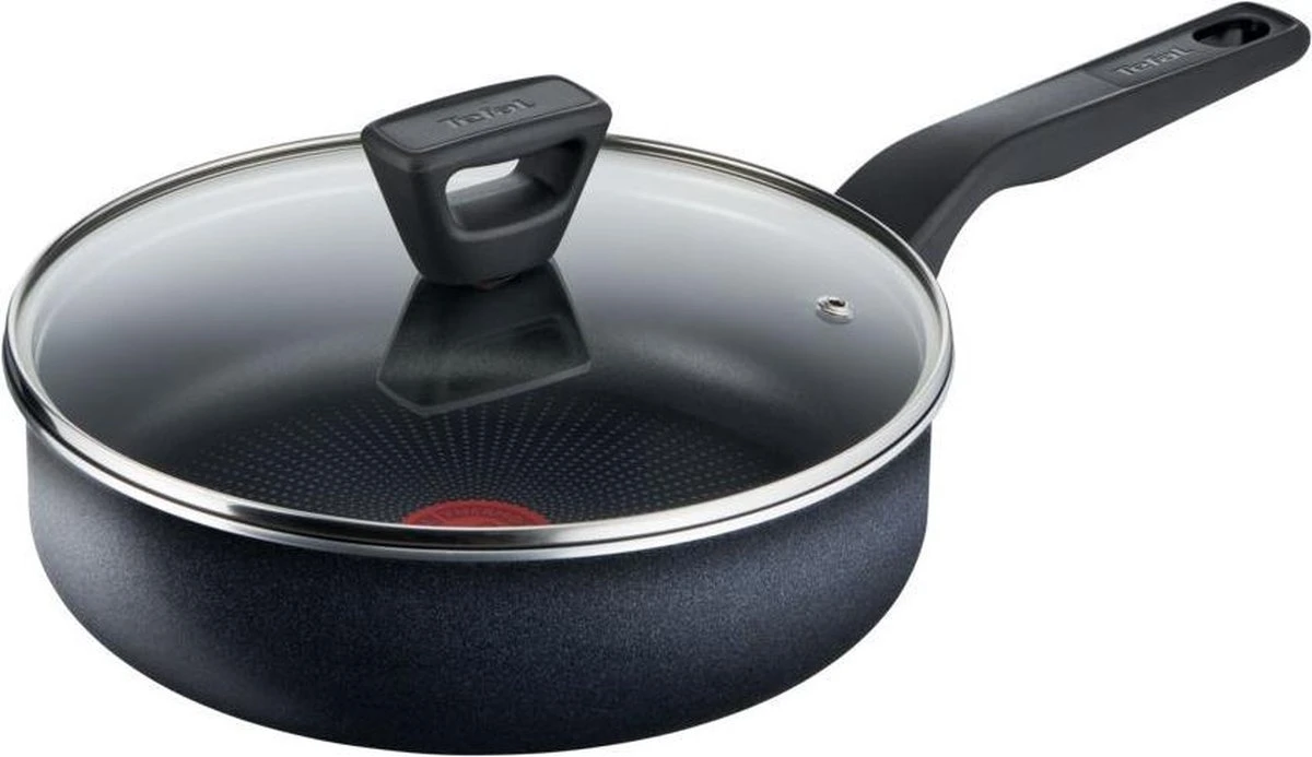 Tefal XL Force Hapjespan 24 Cm + Deksel - Niet Geschikt Voor Inductie 1 Tefal XL Force Hapjespan 24 Cm + Deksel - Niet Geschikt Voor Inductie