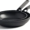 KitchenAid Classic Aluminium Koekenpannenset 2-delig ø24+28cm - Zwart - Inductie