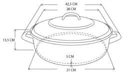 Sola Braadpan Fair Cooking - Ø 28 Cm - Zwart/wit - Aluminium - Antiaanbaklaag -Pot Benodigdheden Winkel 1200x727 1