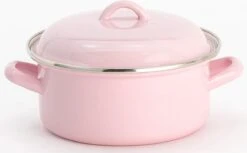 Lite-Body Pannenset - 3-delig - 2 Kookpannen & 1 Steelpan - Emaille - Serafijn Roze 5 Lite-Body Pannenset - 3-delig - 2 Kookpannen & 1 Steelpan - Emaille - Serafijn Roze -Pot Benodigdheden Winkel 1200x745