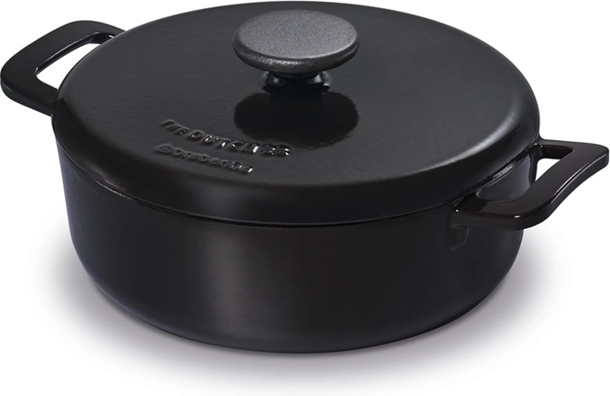 Brabantia The Dutch Braadpan - Matt Black - 28 Cm - Gietijzer 1 Brabantia The Dutch Braadpan - Matt Black - 28 Cm - Gietijzer