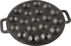 YUGN BLACK Poffertjespan Poffertjesmaker 6 Delige Set - 19 Poffertjes Incl Doseerfles Kwast Poffertjesvork Siliconen Ovenwanten - Platte Onderkant Poffertjespan Inductie Poffertjespan Elektrisch - Cadeau Tip -Pot Benodigdheden Winkel 1200x785 1