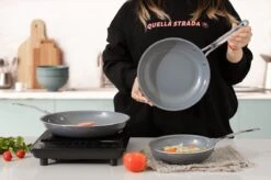 Swiss Pro+ - Koekenpannenset - 3 Delig - Keramisch - Inductie - Milieuvriendelijk - PFAS - PFOA Vrij - Sapphire Green -Pot Benodigdheden Winkel 1200x799 14