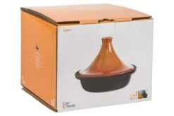 Cosy & Trendy Tajine Zwart / Oranje - Gietijzeren Schaal - Ø25cm - Geschikt Voor Inductie -Pot Benodigdheden Winkel 1200x799 61