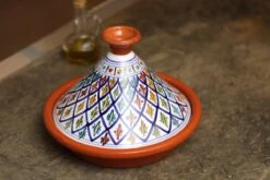 CRAFLAIR ~ Tajine ~ Ø 30 Cm ~ Geschikt Voor Inductie - Adapter ~ Handgemaakt ~ Geglazuurd Keramiek -Pot Benodigdheden Winkel 1200x800 113