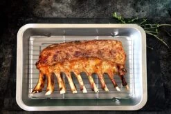 YUGN Braadslede Ovenschaal Braadslee Oven - Braadslede Met Rooster Voor Ovengerechten - Roestvrijstaal En 40x30x7CM - Cadeau Tip -Pot Benodigdheden Winkel 1200x800 138