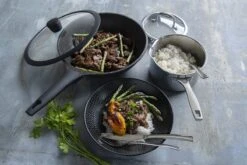 Sola Wokpan Fair Cooking - Ø 30 Cm - Zwart/wit - Aluminium - Antiaanbaklaag 7 Sola Wokpan Fair Cooking - Ø 30 Cm - Zwart/wit - Aluminium - Antiaanbaklaag -Pot Benodigdheden Winkel 1200x800 65