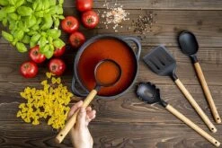 Smile 10-Delige Pannenset - Anti Aanbaklaag - Vaatwasser Bestendig - Zwart - MGK-17 -Pot Benodigdheden Winkel 1200x800 77