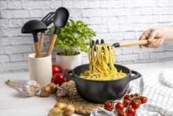 Smile 10-Delige Pannenset - Anti Aanbaklaag - Vaatwasser Bestendig - Zwart - MGK-17 -Pot Benodigdheden Winkel 1200x800 78