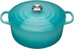 Le Creuset Braadpan Signature Caribbean Blue - ø 20 Cm / 2.4 Liter 9 Le Creuset Braadpan Signature Caribbean Blue - ø 20 Cm / 2.4 Liter -Pot Benodigdheden Winkel 1200x804 3