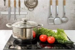 Swiss - Pannenset Inductie 12-delig - Glazen Deksel - RVS Pan / Steelpan / Koekenpan - PFAS-vrij -Pot Benodigdheden Winkel 1200x805 1