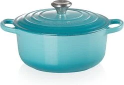 Le Creuset Braadpan Signature Caribbean Blue - ø 20 Cm / 2.4 Liter 8 Le Creuset Braadpan Signature Caribbean Blue - ø 20 Cm / 2.4 Liter -Pot Benodigdheden Winkel 1200x825 3