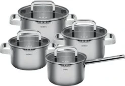 Sola Pannenset Juvia - 4 Delig - Ø 16,16,18,20 Cm - Zilver - RVS - Sandwichbodem 35 Sola Pannenset Juvia - 4 Delig - Ø 16,16,18,20 Cm - Zilver - RVS - Sandwichbodem -Pot Benodigdheden Winkel 1200x826 3