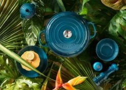 Le Creuset Braadpan Campagnard Signature Deep Teal - ø 30 Cm / 3.5 Liter -Pot Benodigdheden Winkel 1200x853