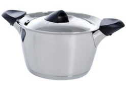 BK Q-linair Classic Pannenset - 5 Delig - RVS - Veilig Afgietsysteem - Inductie -Pot Benodigdheden Winkel 1200x864 3