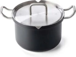 BK Q-linair Master Black Kookpannenset - 4-delig - Veilig Afgietsysteem - Inductie -Pot Benodigdheden Winkel 1200x898