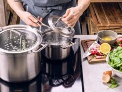 BK Q-linair Master Glas Pannenset - 5-delig - Glazen Deksel - Veilig Afgietsysteem - Inductie -Pot Benodigdheden Winkel 1200x900 11