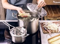 BK Q-linair Master Glas Pannenset - 5-delig - Glazen Deksel - Veilig Afgietsysteem - Inductie -Pot Benodigdheden Winkel 1200x900 14