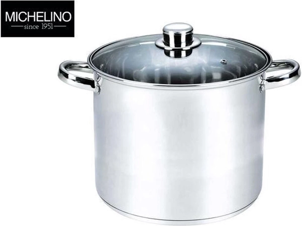 Michelino RVS Soeppan - 23 Liter - Ø 34 Cm 2 Michelino RVS Soeppan - 23 Liter - Ø 34 Cm - Afbeelding 2