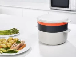 Joseph Joseph M-Cuisine Stomer - Voor Magnetron - Stapelbaar - 4 Delig