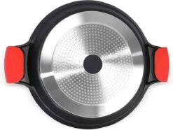 CUILINA Paella Pan 40 Cm– Duitse GREBLON Antiaanbaklaag Marmer Coating - Voor Inductie En Alle Warmtebronnen - Met Afneembare Siliconen Handvatten. -Pot Benodigdheden Winkel 1200x902 4