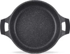 Royalty Line - Marble Soep/braadpan - Met Glazen Deksel Zwart - 20 CM. RL-BS20ML -Pot Benodigdheden Winkel 1200x918 1