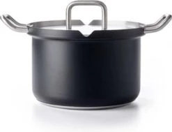 BK Q-linair Master Black Kookpannenset - 4-delig - Veilig Afgietsysteem - Inductie -Pot Benodigdheden Winkel 1200x919