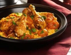 Cosy & Trendy Tajine Zwart / Oranje - Gietijzeren Schaal - Ø25cm - Geschikt Voor Inductie -Pot Benodigdheden Winkel 1200x944