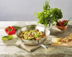 Demeyere Wok - Ø 30 Cm - Vlakke Bodem -Pot Benodigdheden Winkel 1200x946