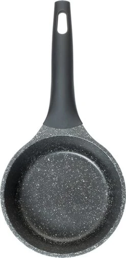 Sola Steelpan Fair Cooking - Ø 18 Cm - Zwart/wit - Aluminium - Antiaanbaklaag -Pot Benodigdheden Winkel 586x1200