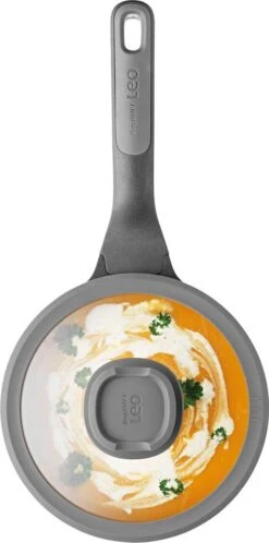 BergHOFF Steelpan Met Deksel Stone 18 Cm - Leo -Pot Benodigdheden Winkel 595x1200