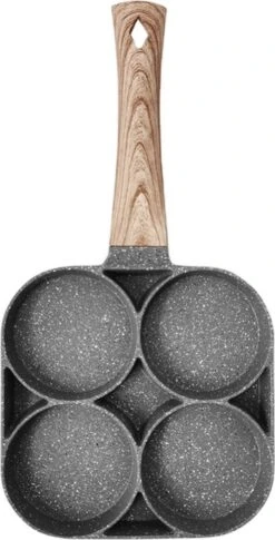 Alora 4-Delige Pannenkoekenpan - Pannenkoeken Maker - Cakemaker - Omeletpan - Omeletmaker - Eierpan - Koekjes Maker - 4-in-1 Pannenset -Pot Benodigdheden Winkel 611x1200