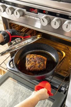 Smile 10-Delige Pannenset - Anti Aanbaklaag - Vaatwasser Bestendig - Zwart - MGK-17 -Pot Benodigdheden Winkel 800x1200 9