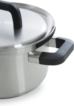 BK Flow Cool Pannenset - 4-delig – RVS Deksels - Veilig Afgietsysteem - Geschikt Voor Alle Warmtebronnen -Pot Benodigdheden Winkel 838x1200