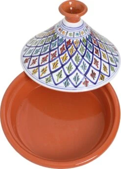 CRAFLAIR ~ Tajine ~ Ø 30 Cm ~ Geschikt Voor Inductie - Adapter ~ Handgemaakt ~ Geglazuurd Keramiek -Pot Benodigdheden Winkel 860x1200 1