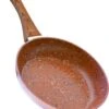 Livington Copper & Stone Pan - 24cm Koekenpan- Anti-aanbaklaag En Krasbestendig - Graniet Look - Binnenste Steenlaag Voor Perfecte Warmteverdeling - Geschikt Voor Ceran, Gas, Elektrisch, Inductie