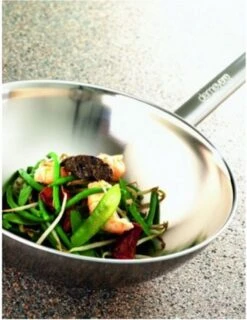 Demeyere Wok - Ø 30 Cm - Vlakke Bodem -Pot Benodigdheden Winkel 925x1200