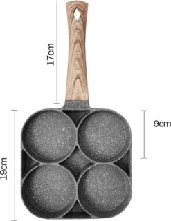 Anti-aanbak Pancake Pan | American Pancake Pan | Omelet Pan | Geschikt Voor Inductie & Alle Warmtebronnen | Eierpan | Omeletmaker | Pancake Maker | Mini Pannenkoekenpan -Pot Benodigdheden Winkel 927x1200